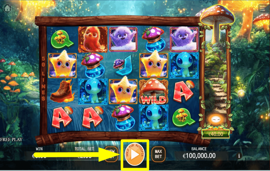 Attack Huge Mushroom START GAMBLING.