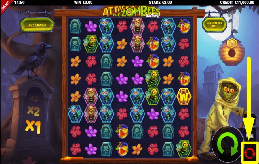 Attack of the Zombees WildEnergy АВТОМАТИЧЕСКИЕ ВРАЩЕНИЯ.