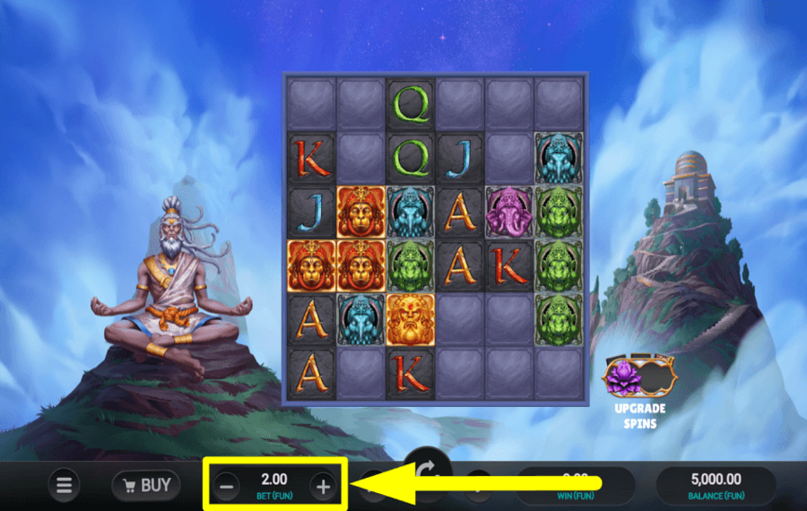 Aura God PLAN YOUR WAGER.