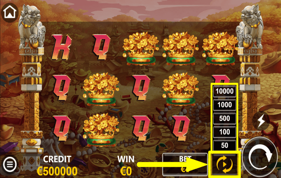 Auspicious Fortune God 3 CONTINUAR AUTOMÁTICAMENTE.