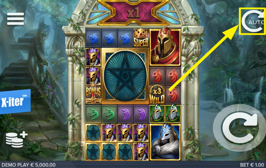 Avalon X INITIATE AUTOMATIC SPINS.