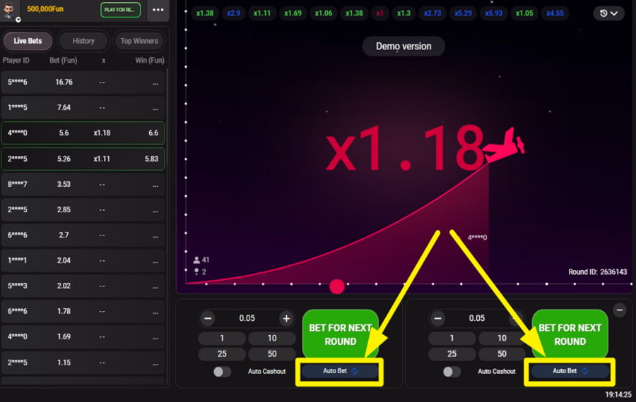 AviaBET ABILITA RIPRODUZIONE AUTOMATICA.