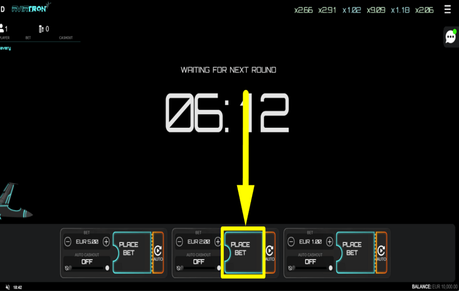 Aviatron ДЕЛАЙТЕ ВАШИ СТАВКИ.