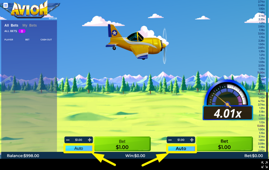 Avion UTILIZZA LA RIPRODUZIONE AUTOMATICA.