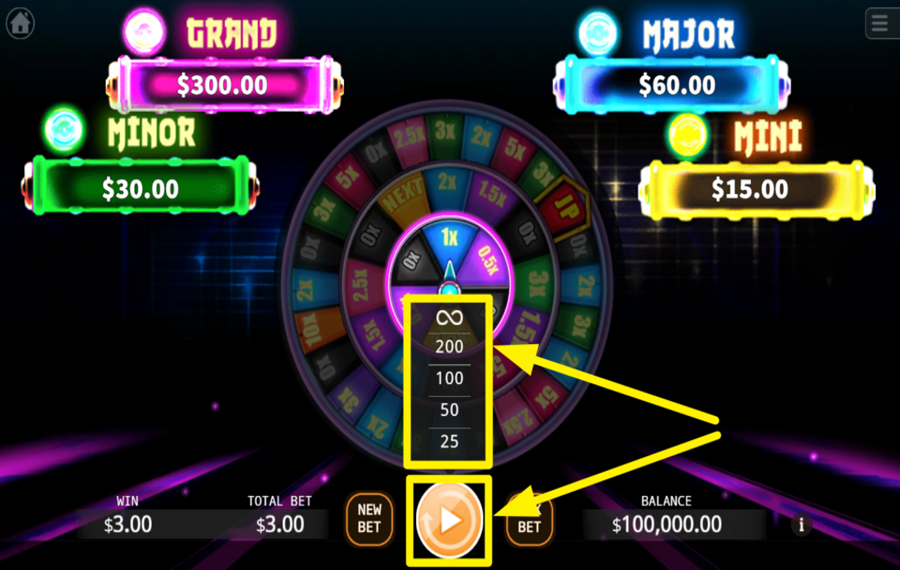 Awesome Lucky Wheel ИСПОЛЬЗУЙТЕ АВТОМАТИЧЕСКОЕ ВРАЩЕНИЕ.