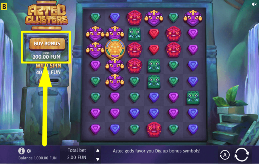 Aztec Clusters ACHETEZ LE BONUS.