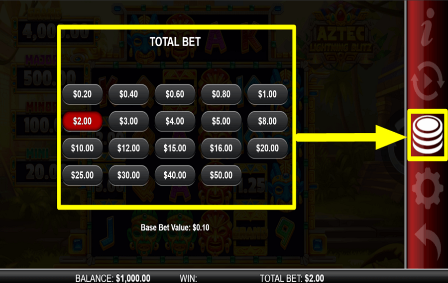 Aztec Lightning Blitz СДЕЛАЙТЕ ОБЩУЮ СТАВКУ.