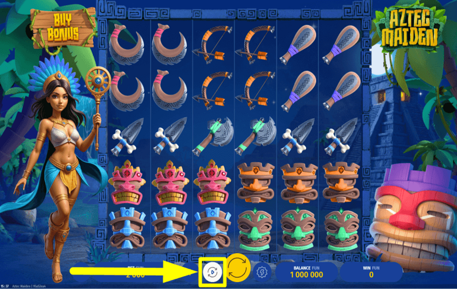 Aztec Maiden НАЧАТЬ АВТОВОСПРОИЗВЕДЕНИЕ.