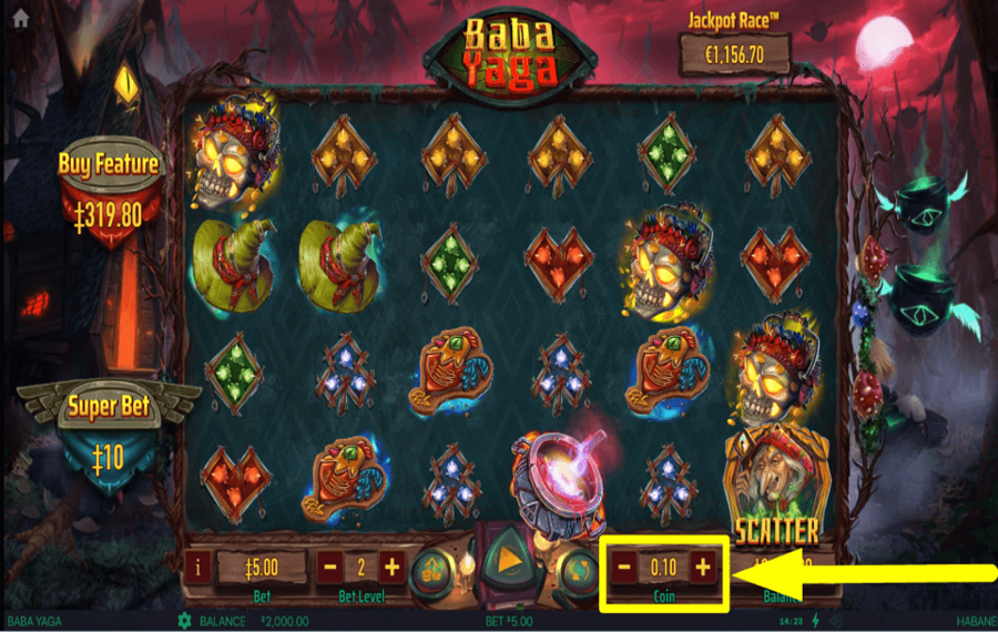 Baba Yaga PLANIFIER LA TAILLE DES PIÈCES.