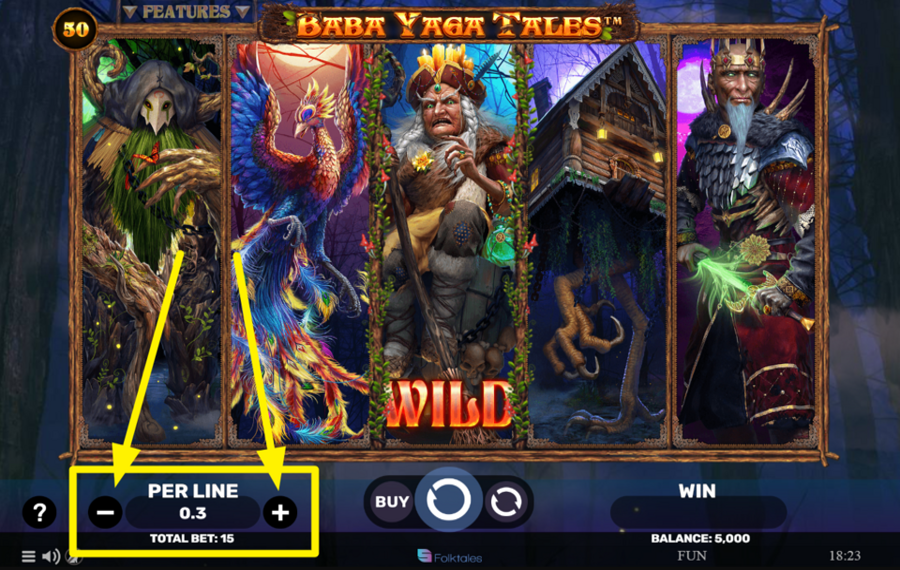 Baba Yaga Tales REALIZA TU APUESTA POR LÍNEA.