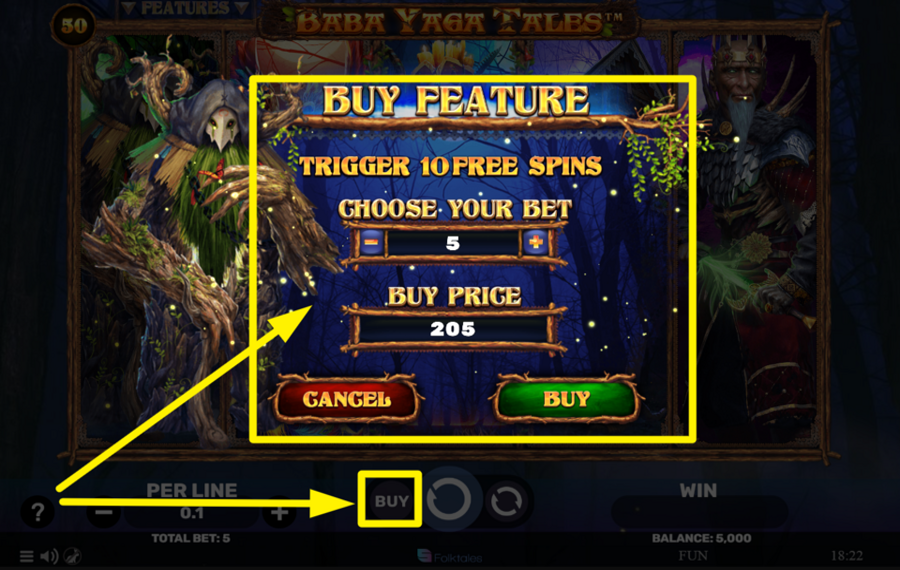 Baba Yaga Tales COMPRAR GIROS GRATIS.