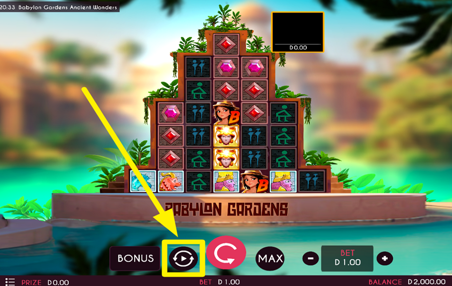 Babylon Gardens Ancient Wonders ATTIVA LA CENTRIFUGA AUTOMATICA.