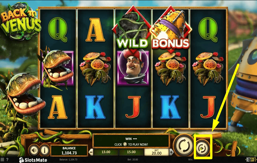 Back to Venus Using the optional “Autoplay” feature.