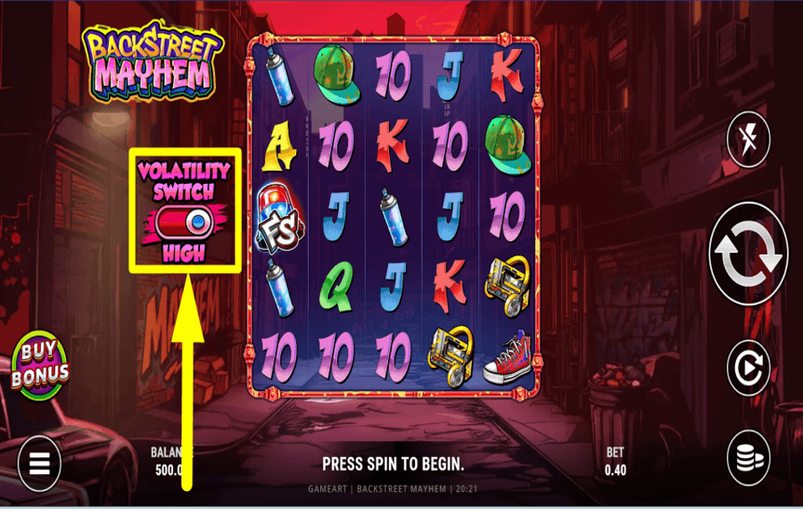 Backstreet Mayhem ADJUST THE VOLATILITY.