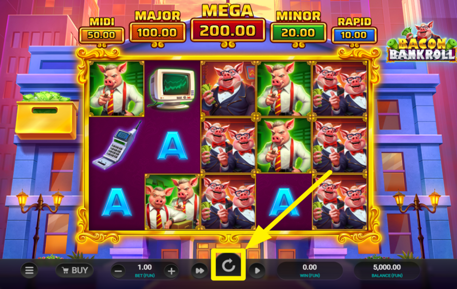 Bacon Bankroll JUEGA AL JUEGO.