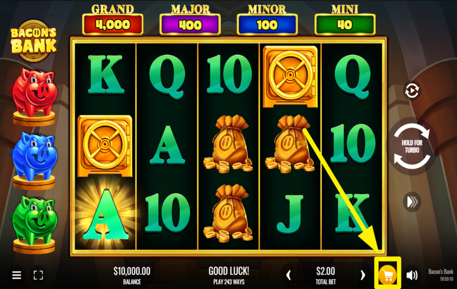 Bacons Bank PROFITEZ D'UNE FONCTION BONUS ALÉATOIRE.