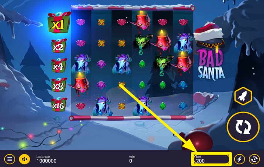 Bad Santa DECIDE ON YOUR WAGER.