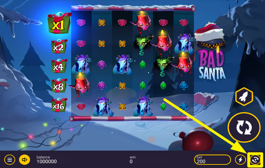 Bad Santa TRIGGER AUTOMATIC PLAY.