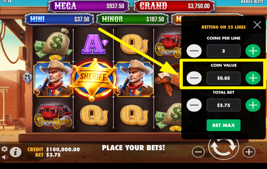 Badge Blitz DETERMINA IL VALORE DELLA TUA MONETA.