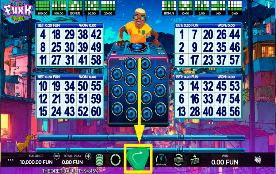 Baile Funk Bingo CHE IL DIVERTIMENTO ABBIA INIZIO!