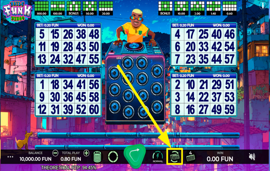 Baile Funk Bingo MISCHIA I NUMERI.