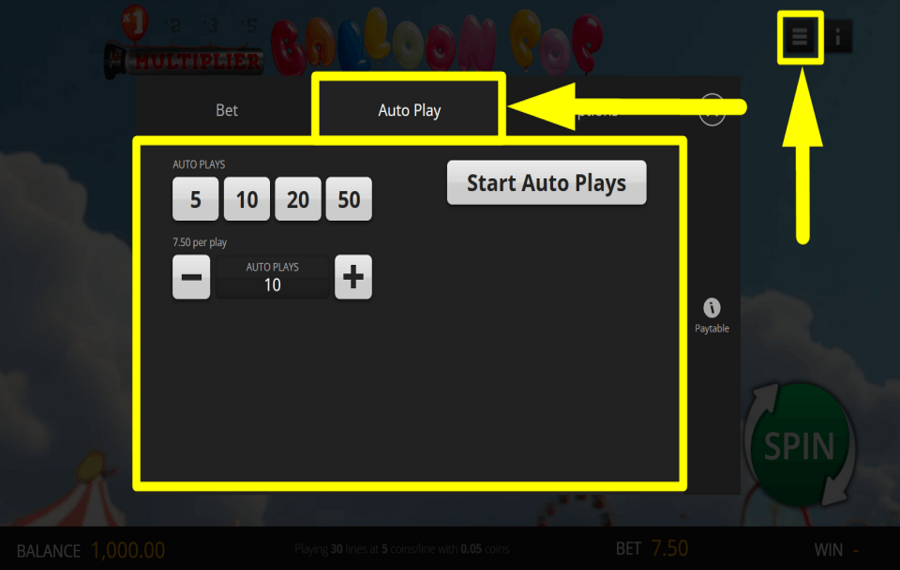 Balloon Pop PROCEED AUTOMATICALLY.