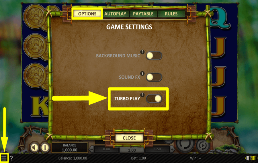 Bamboo Rush АКТИВИРОВАТЬ ТУРБО-РЕЖИМ.