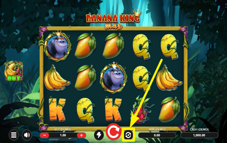 Banana King MAX FAI GIRARE I RULLI AUTOMATICAMENTE.