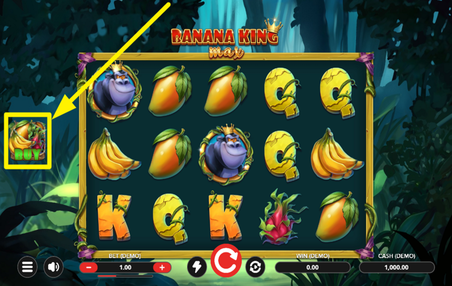Banana King MAX ACQUISTA IL GIOCO BONUS.