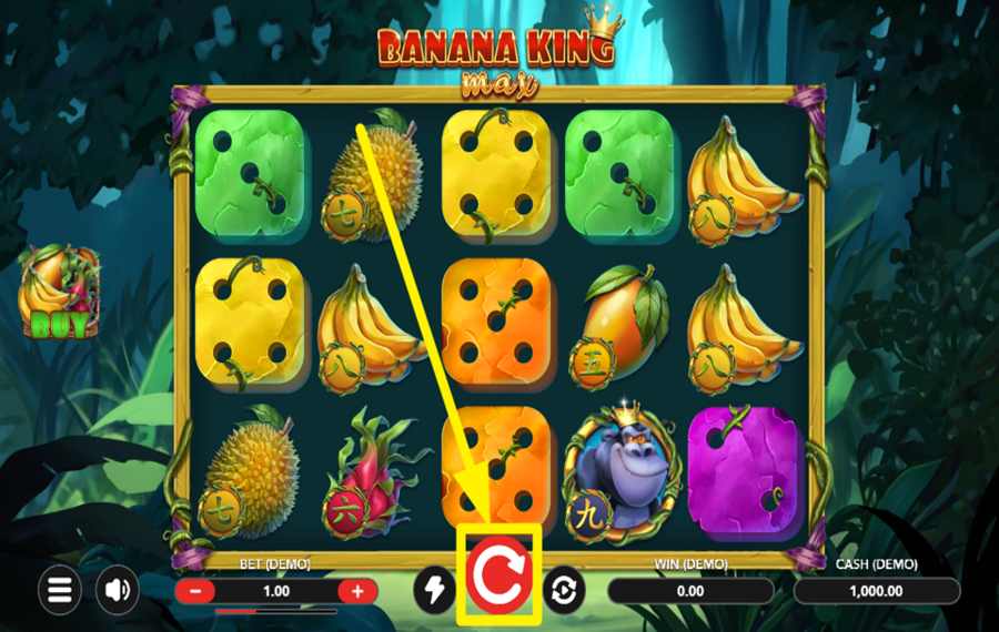 Banana King MAX Dice ¡ÚNETE AL GIRO!