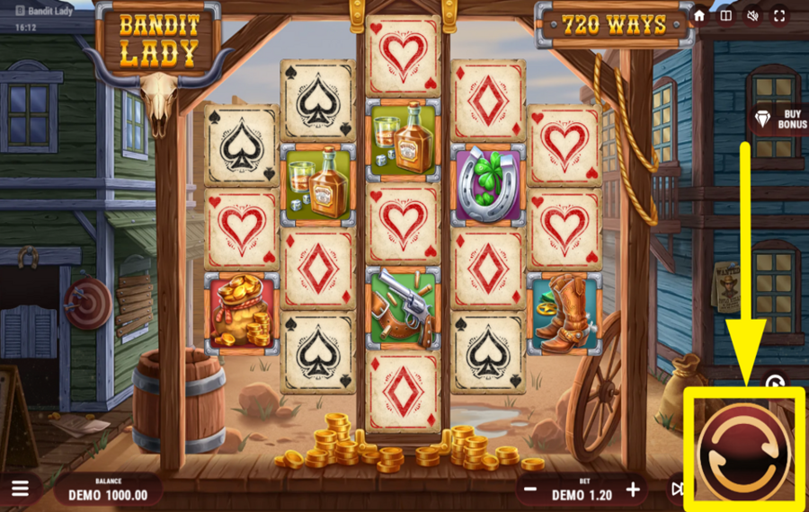 Bandit Lady GIOCARE IL GIOCO.