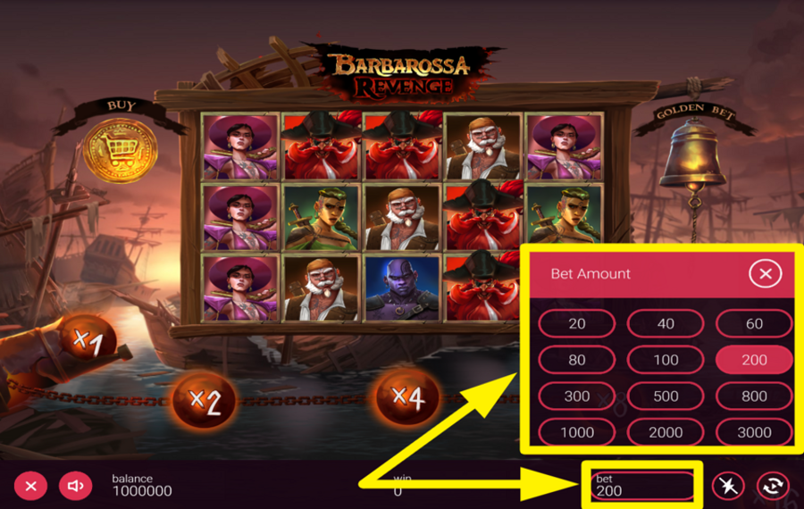 Barbarossa Revenge DÉTERMINEZ VOTRE PARI.
