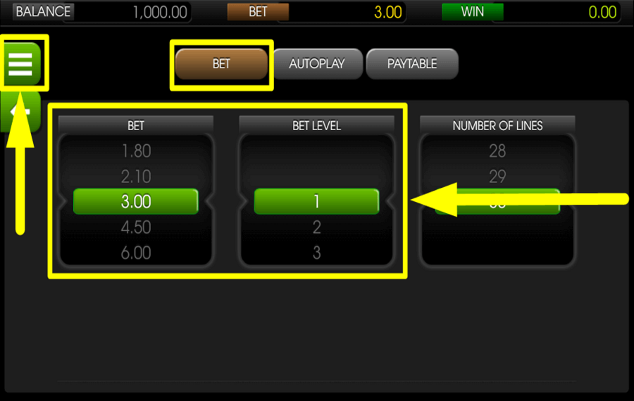 Barbary Coast ATTRIBUER UN MONTANT DE PARI.