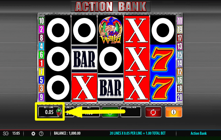Barcrest Games Action Bank Platzieren Sie Ihre Wette.