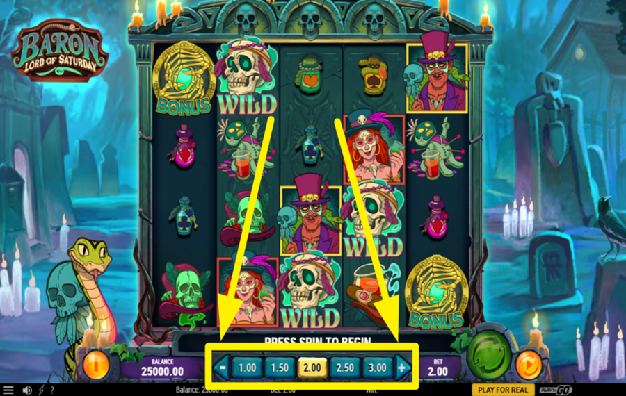 Baron Lord of Saturday ELIGE LA APUESTA TOTAL.