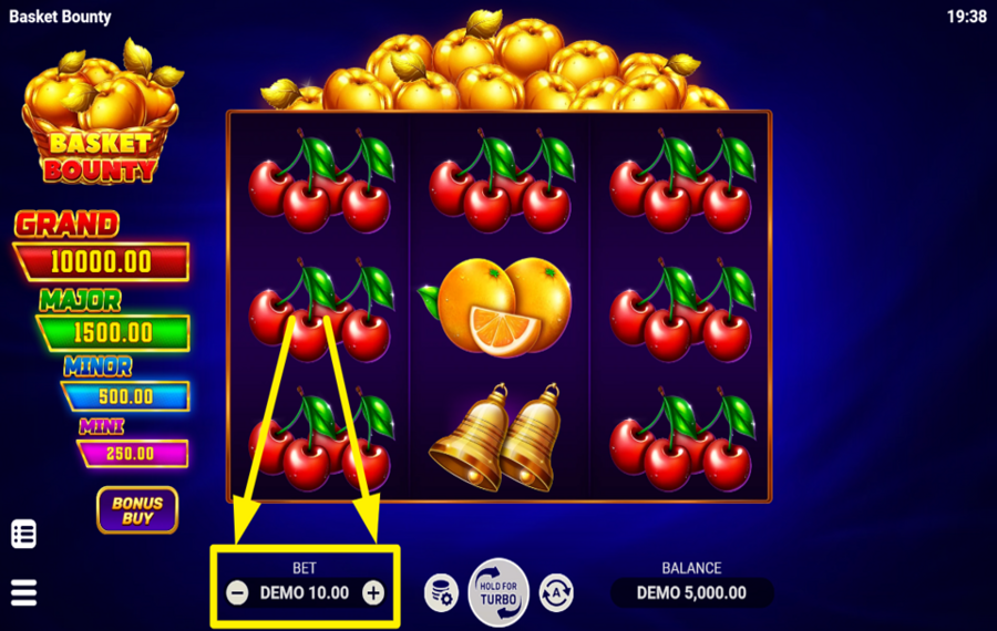 Basket Bounty SPECIFY YOUR WAGER.