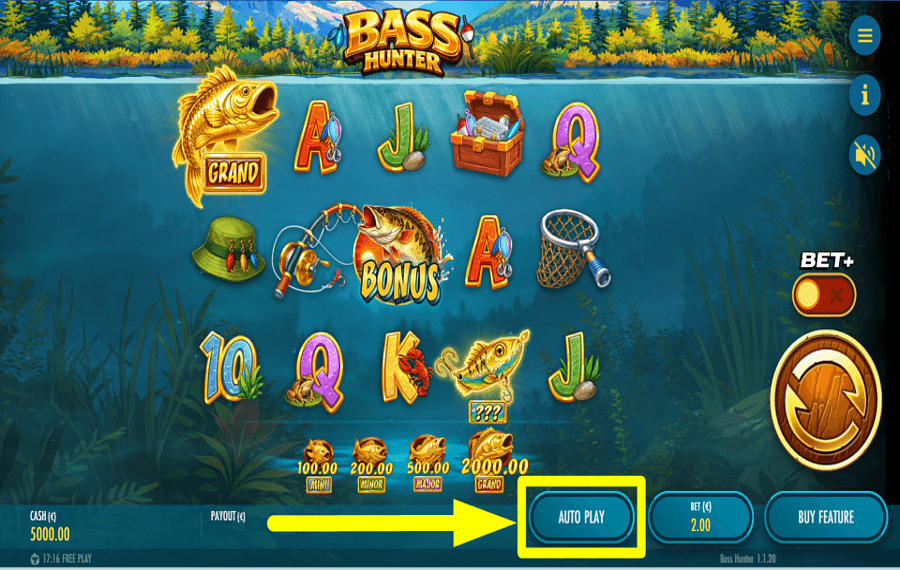 Bass Hunter AUTOMATISCH DREHEN.
