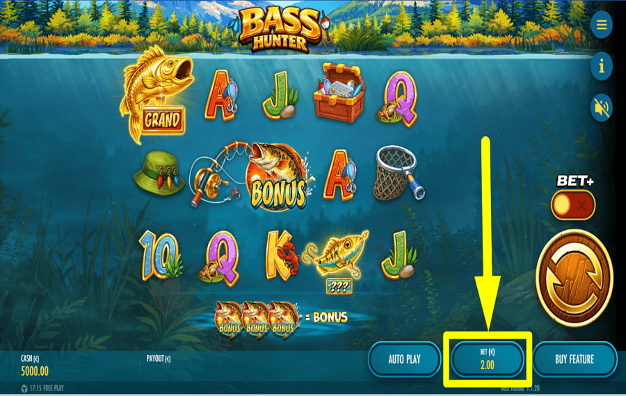 Bass Hunter WÄHLEN SIE IHREN EINSATZ.