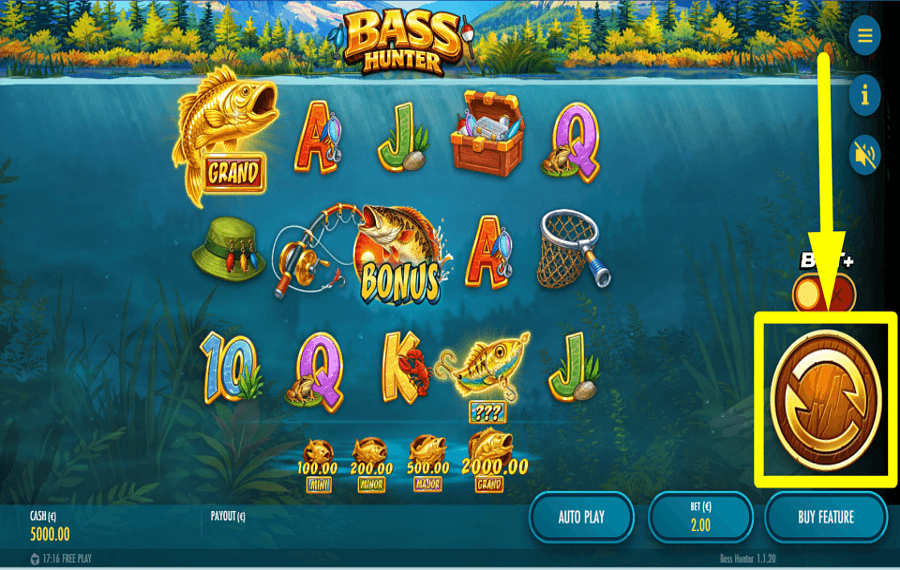 Bass Hunter FANGEN SIE MIT DEM SPIELEN AN.