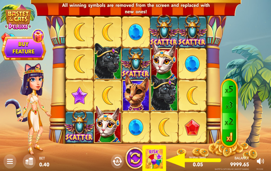 Bastet and Cats Deluxe TRY YOUR LUCK!