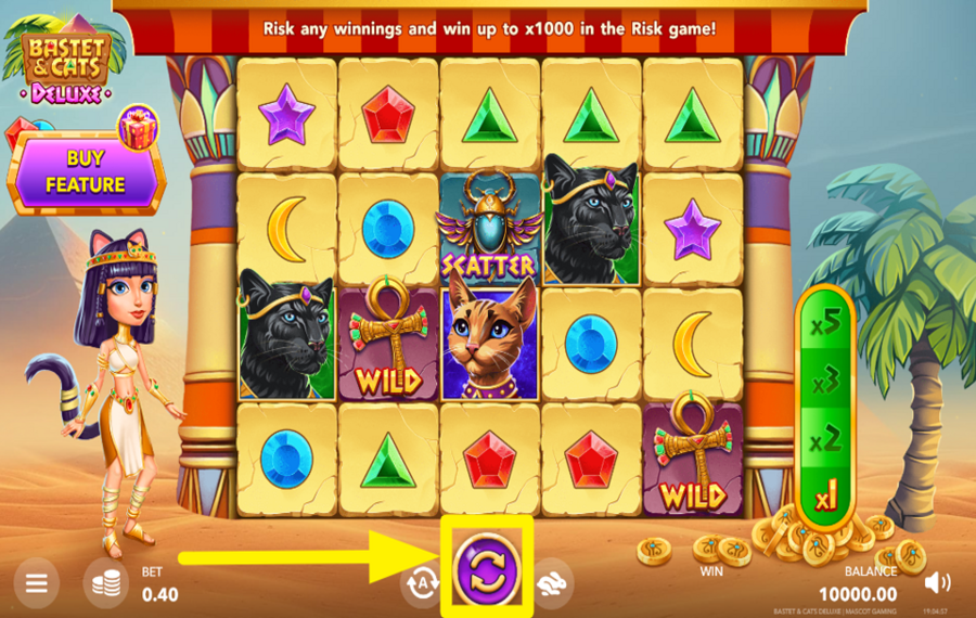 Bastet and Cats Deluxe SPIN TO WIN!