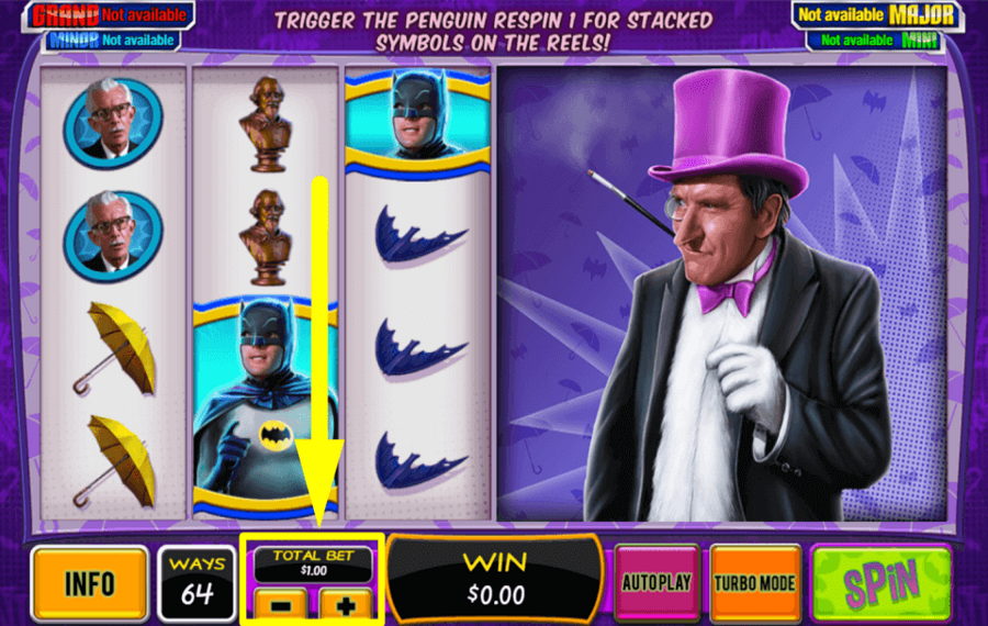 Batman and The Penguin Prize PLACE YOUR BET.