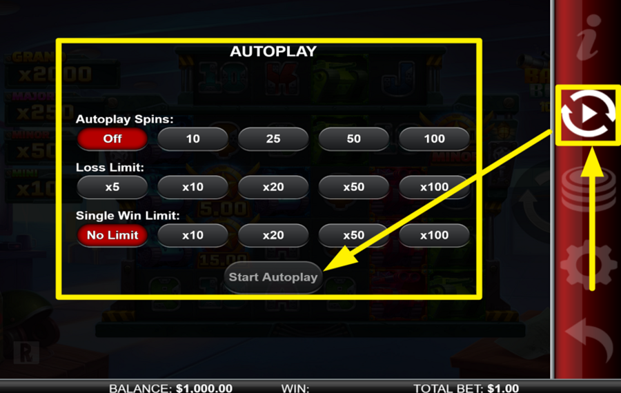 Battle Bucks 10K Ways UTILISER LA LECTURE AUTOMATIQUE.