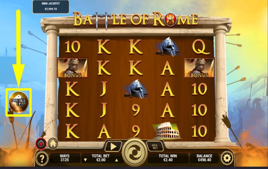 Battle of Rome GAMBLE ON YOUR WINS.