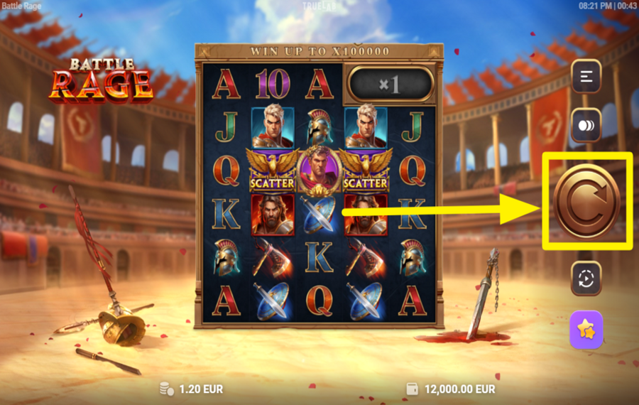 Battle Rage SPIN FOR VICTORY!