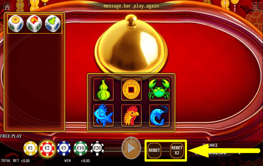 Bau Cua APLICAR DE NUEVO.