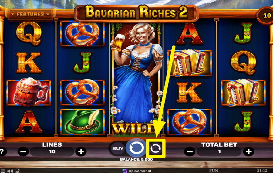 Bavarian Riches 2 UTILISEZ L'ESSORAGE AUTOMATIQUE.