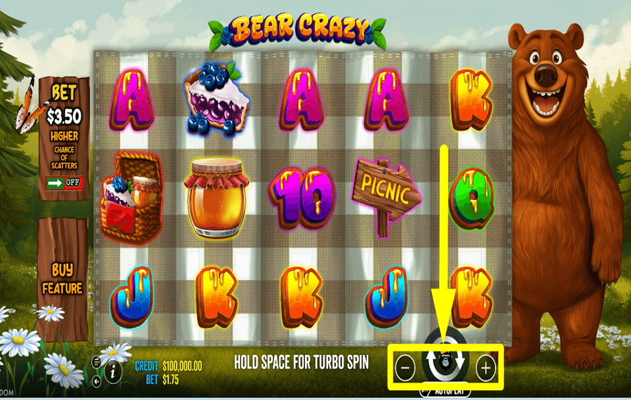 Bear Crazy AJUSTE LA ESTACA.