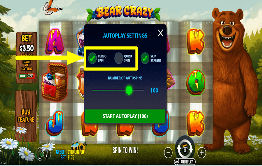 Bear Crazy ACTIVA EL MODO TURBO.