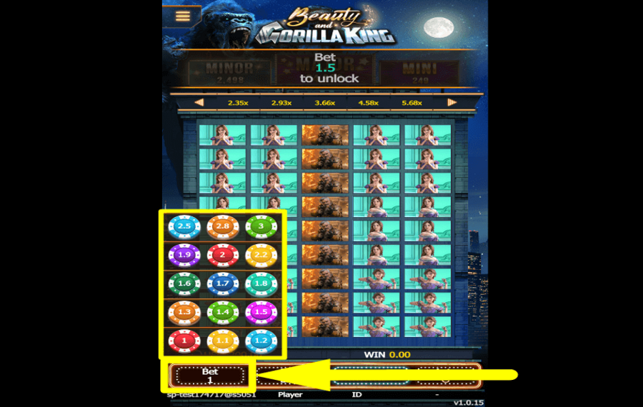 Beauty and Gorilla King CONTROLA TU APUESTA.